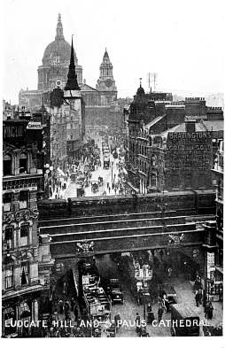 Ludgate Hill and St. Pauls